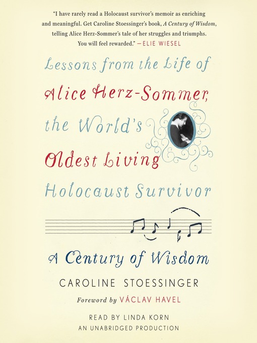 Title details for A Century of Wisdom by Caroline Stoessinger - Wait list